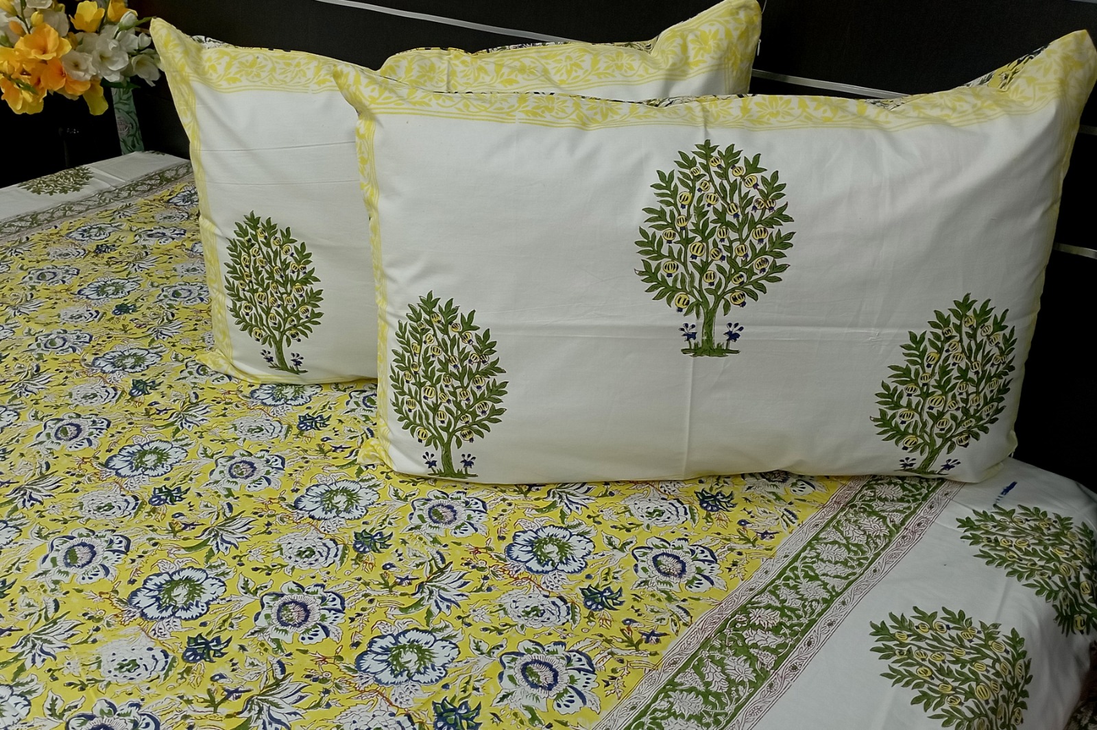 Govind Exports Hand Block Printed Jaipuri Bedsheets